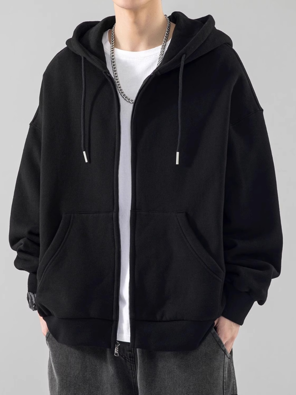 Streetwear Brand Hong Kong - Losse herenhoodie sweatshirt Hong Kong stijl