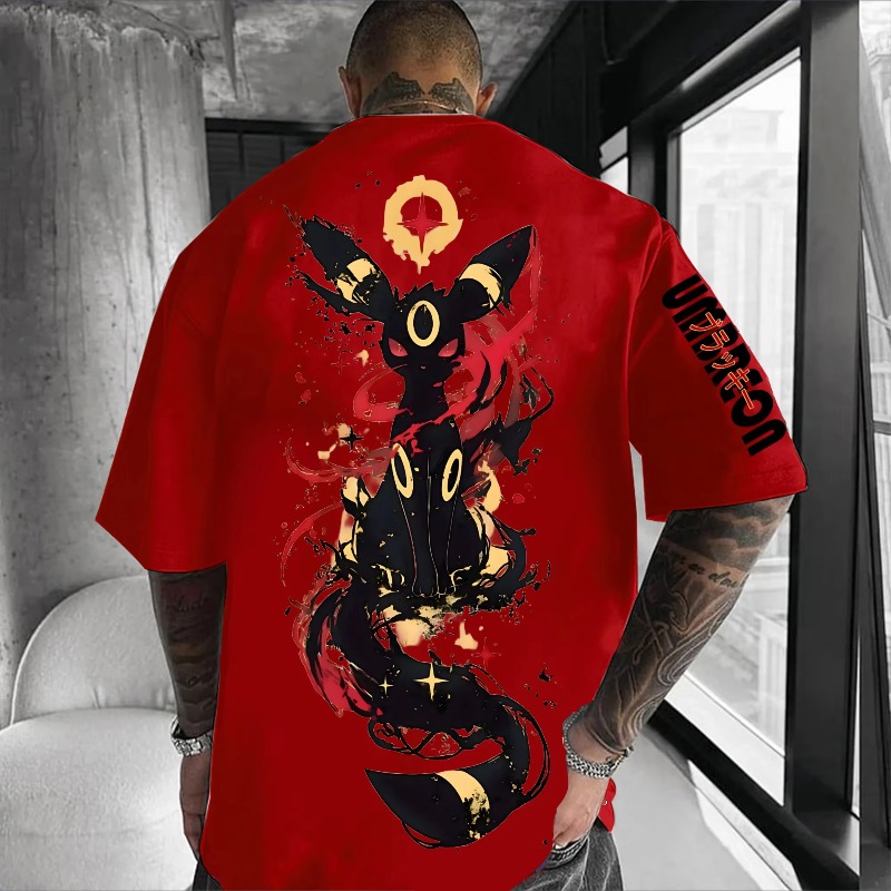 Streetwear Brand Trends - Pokémon Co-branded T-shirt met print 2025,