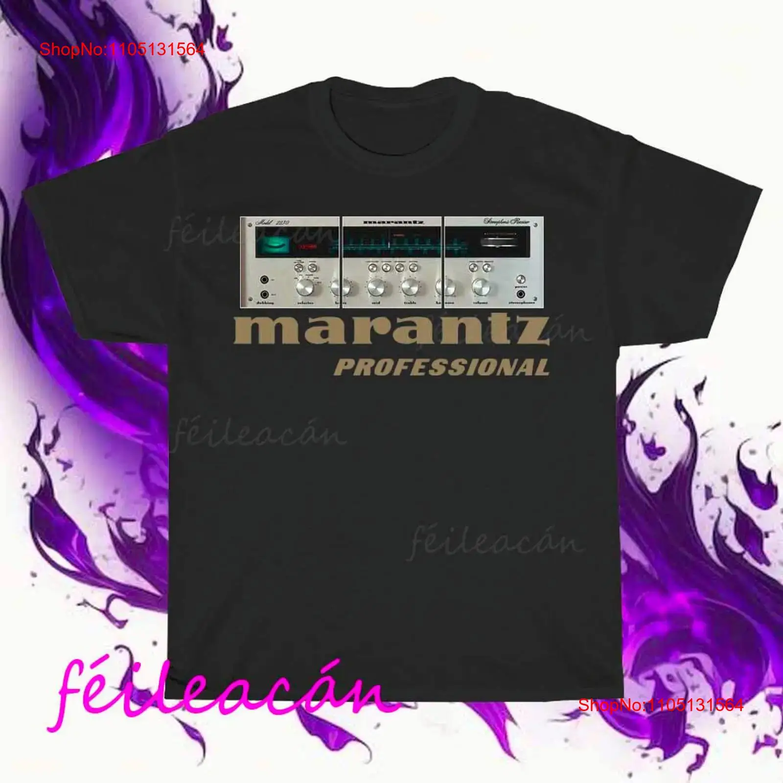 Streetwear Brand - Gloednieuw Marantz Versterker Logo Amerikaans T-shirt