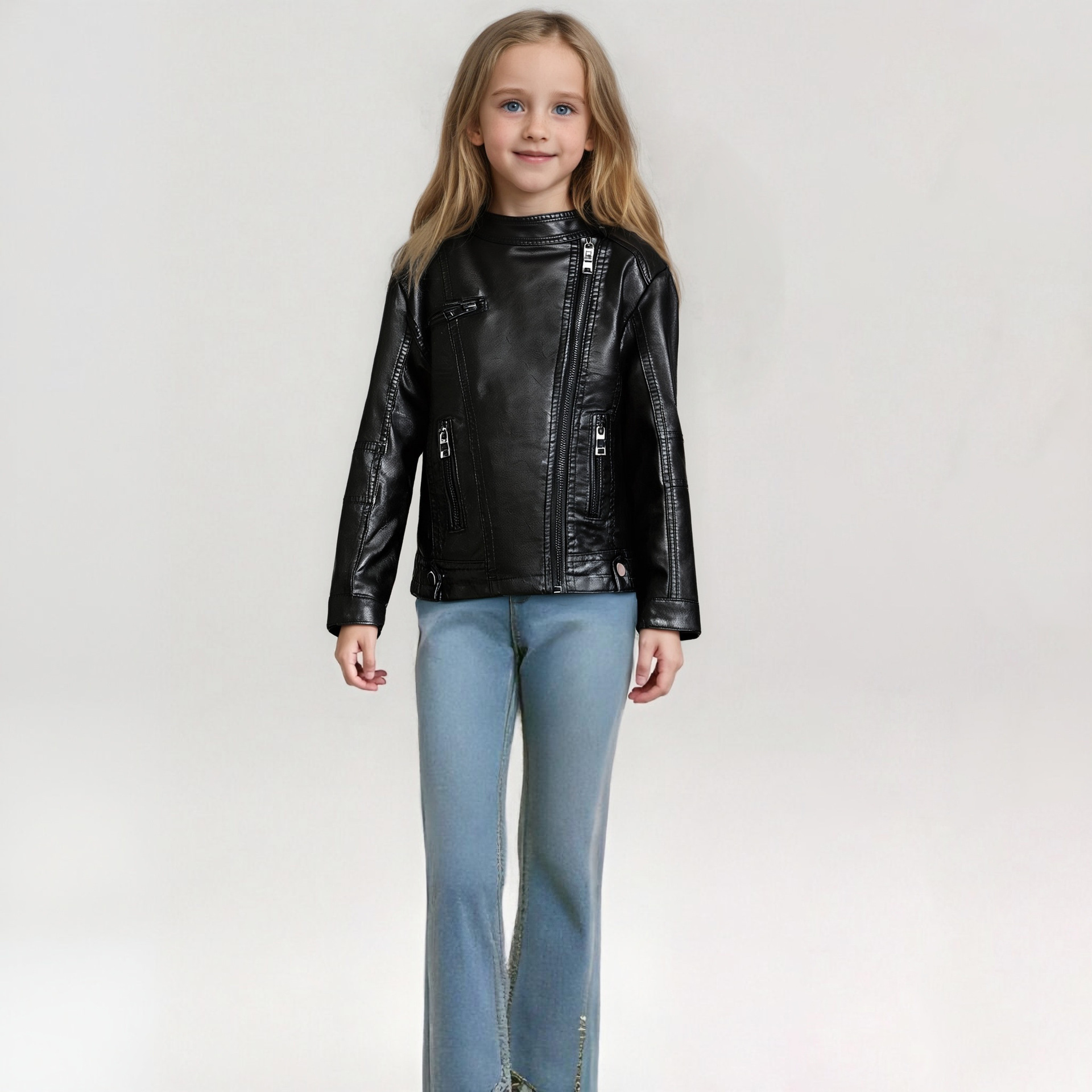 Streetwear Brand Photography - 2-12Y Nieuwjaar Meisjes Black Rock Motorcycle