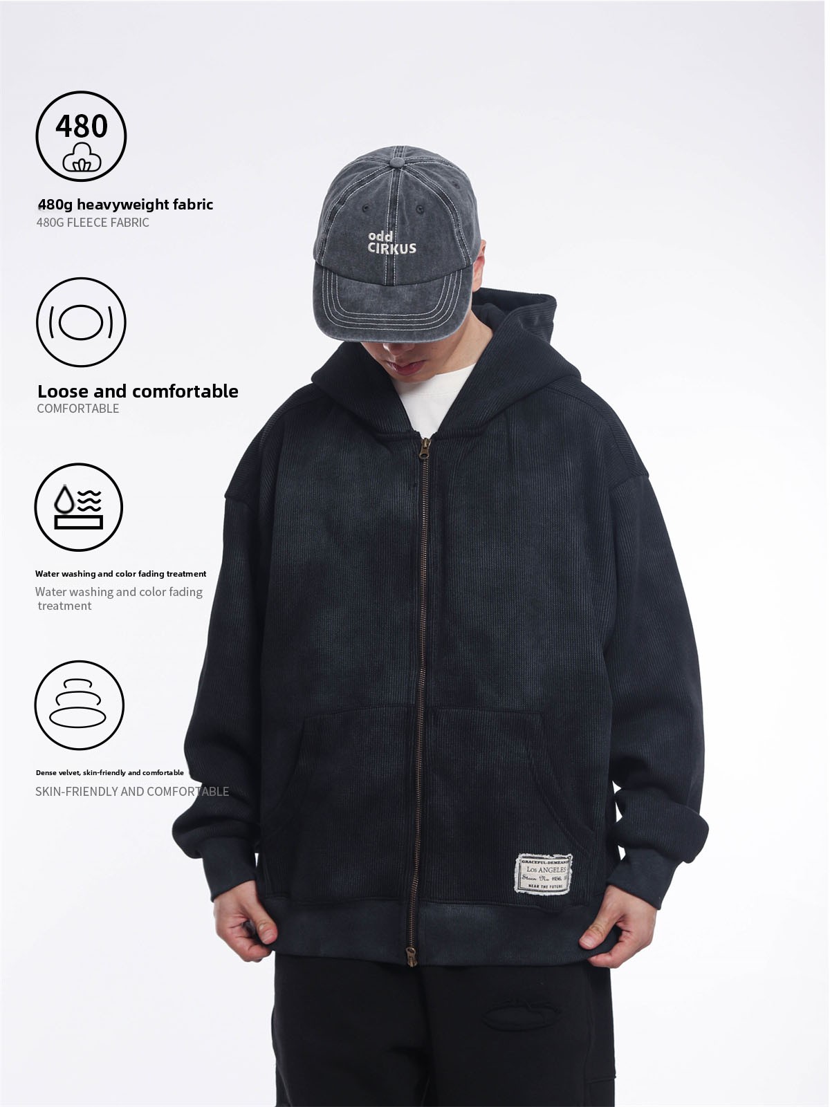Retro Japanse stijl zware 480g - Streetwear Brand Japanese recensie en prijs