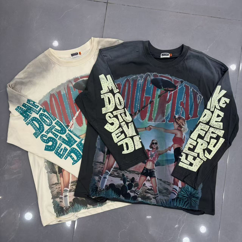 Hoogwaardig nieuw ruw geprint  - Streetwear Brand Trends recensie en prijs